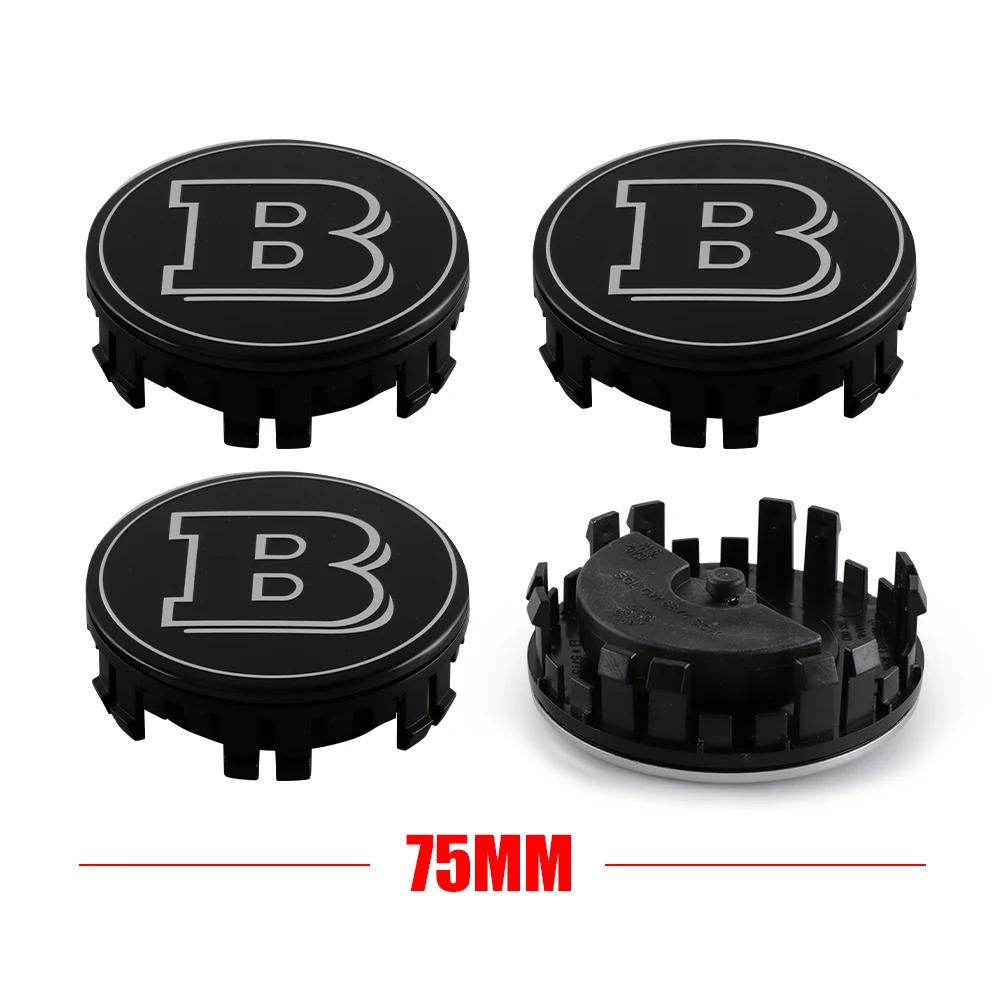 AABGT1 New 75mm Floating Wheel Center Caps Wheel Rims Center Hub Caps Mercedes Benz G S R C E B A Class GLA GLK c180 E300 s200 W206