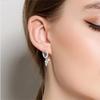 Серьги Pandach из стерлингового серебра 925 пробы со звездой и луной для ювелирных изделий для женщин, изготовление вечерние подарков, заводские серьги для женщин, новинка 