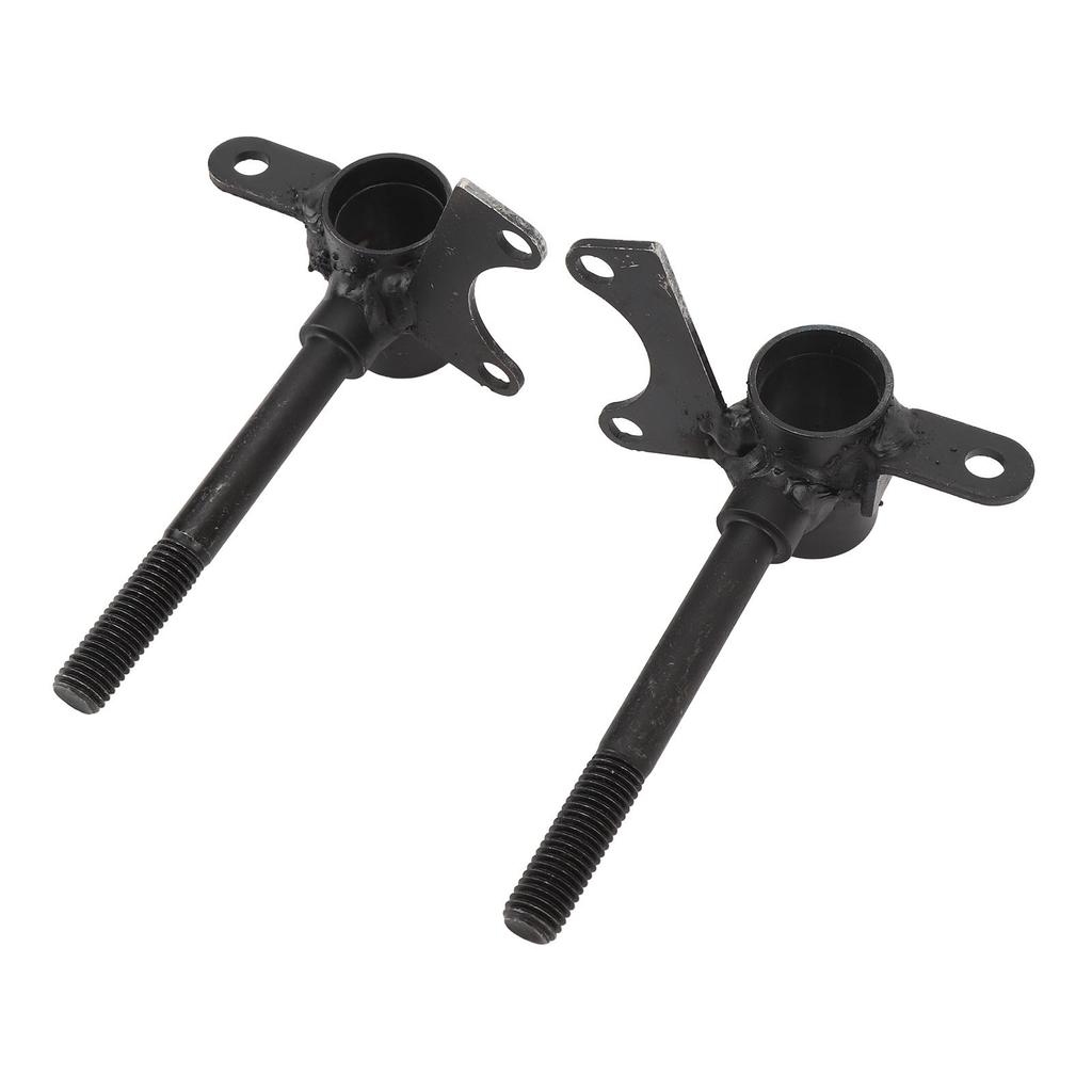 Пара 10-миллиметровых шпинделей поворотного кулака переднего колеса для квадроцикла Go Kart Quad ATV объемом до 110 куб. см, черного цвета