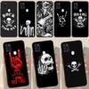 Rock and Roll Skull Case For Samsung Galaxy A34 A54 A14 A12 A52 A22 A32 A42 A72 A13 A33 A53 A50 A51 A71 Coque