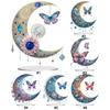 Acrylic 2D/Flat DIY Diamond Painting Desktop Ornaments Kit Diamond Painting Desktop Decorations for Home Office Desktop Decor