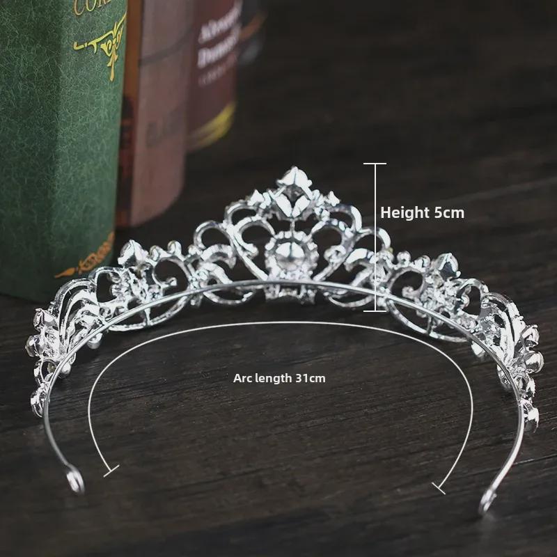 2018 г. Свадебная корона с розовым золотом и стразами