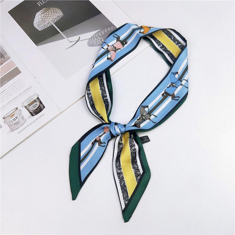 New Scarves Silk Scarves Women'S Spring And Autumn Season Long Decorative Professional Scarves Summer Thin Styles Paired With Shirts Stylish