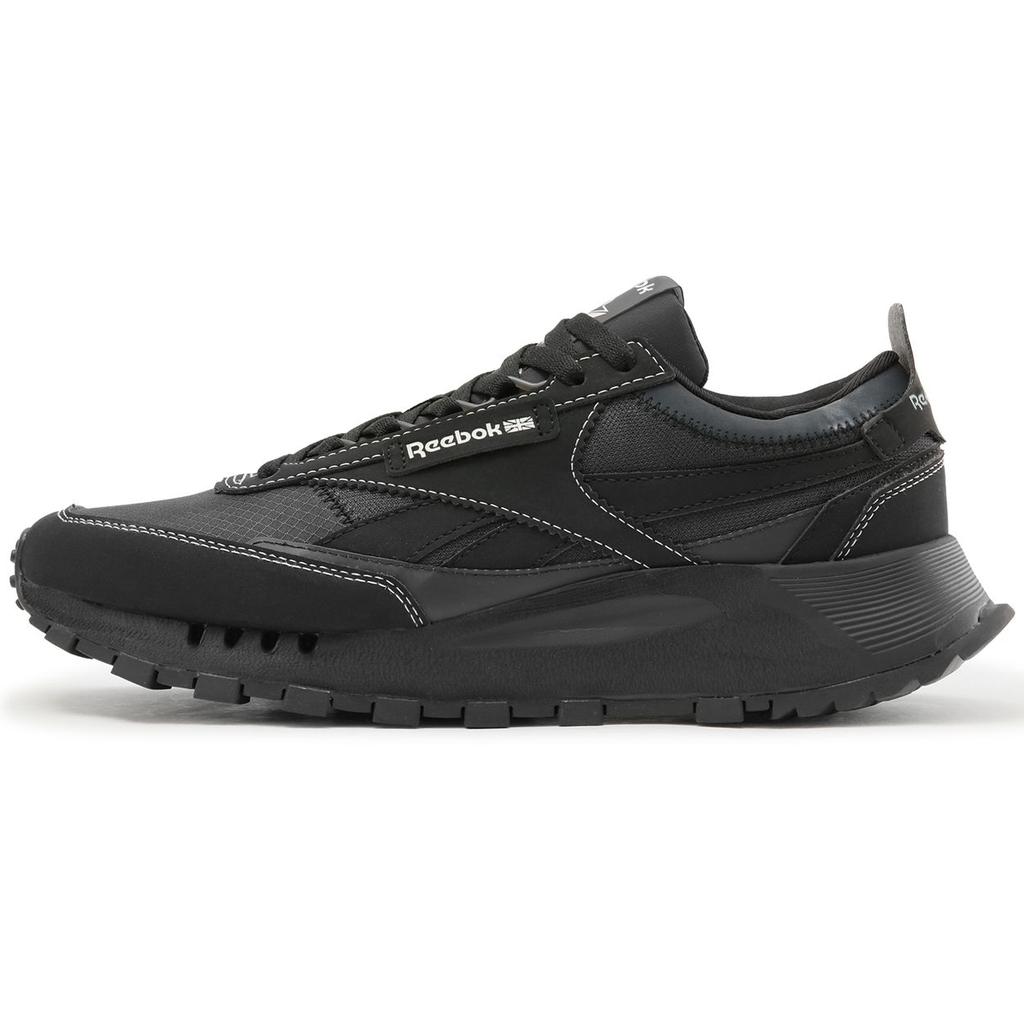 Reebok Cl Legacy W Retro Classic Trendy Comfortable Versatile Thick Sole Low Top Running Shoes Unisex Sneaker Black 25SRC903U1GH1