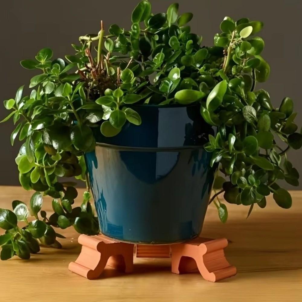 3PCS Decorative Flower Pot Stands 3D Printed Plant Pot Riser Prevent Rot Plant Pot Supports Garden
