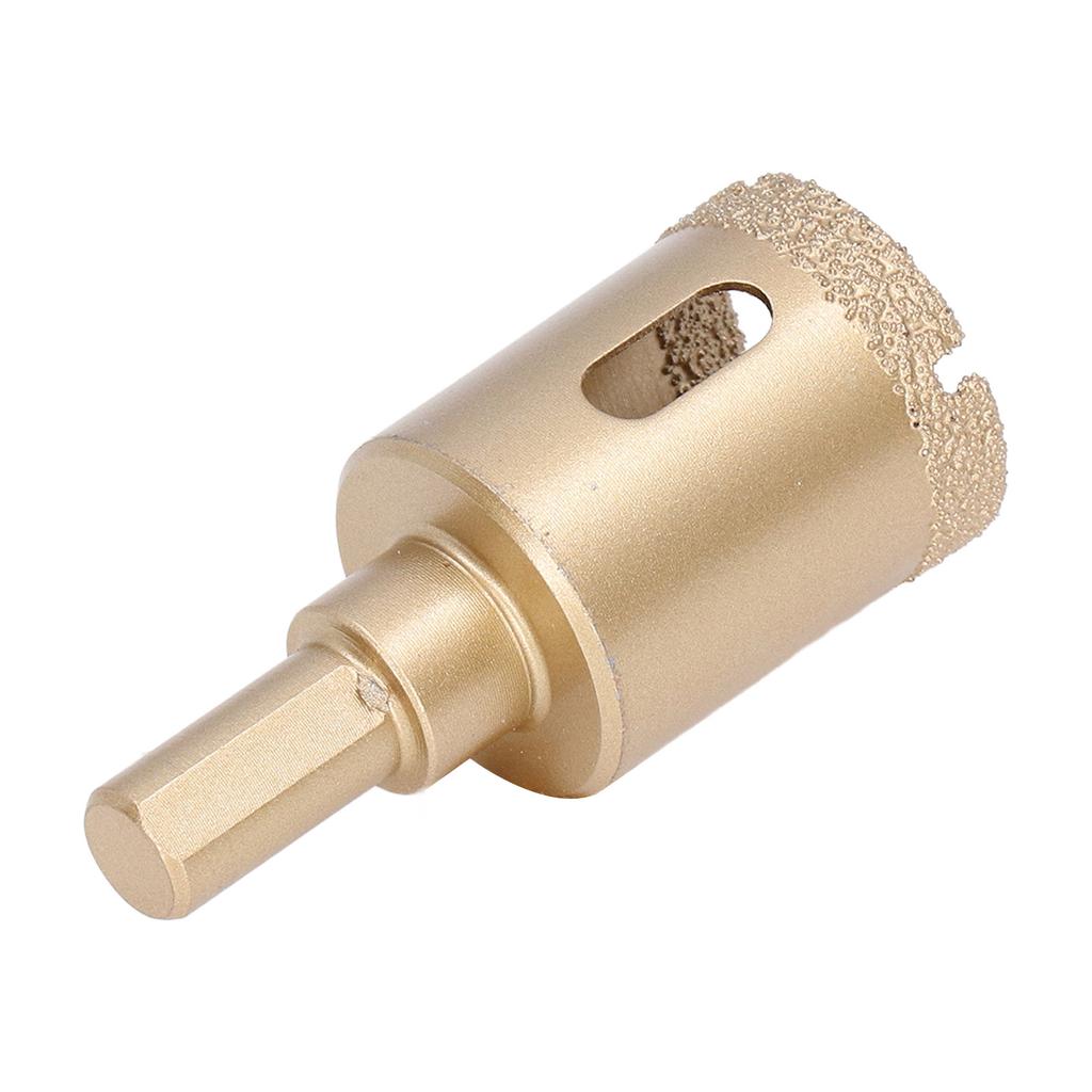 Diamond Grit Diamond Core Drill Gold Tone Brazed Drill Bit New Drilling Tool for Tile