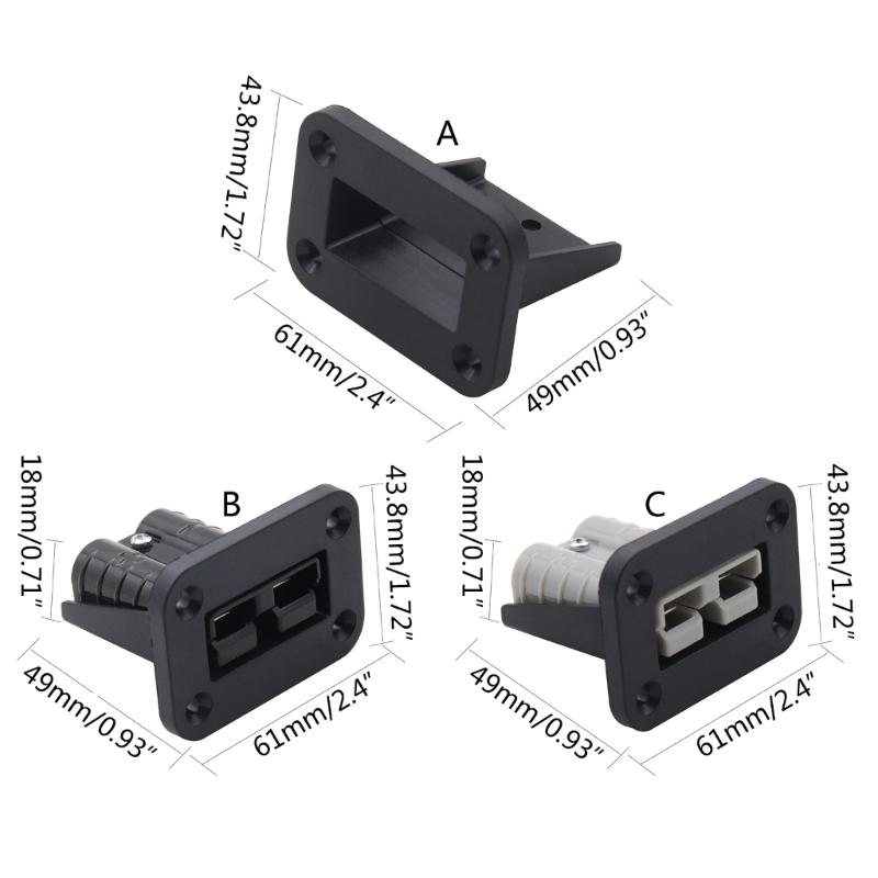 Разъем 50 А для универсальной встраиваемой пластины Andersons Plug