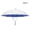 Waterproof Umbrella Cap Double-layer Windproof Head Umbrella Hat Fishing Umbrella Hat  Unisex