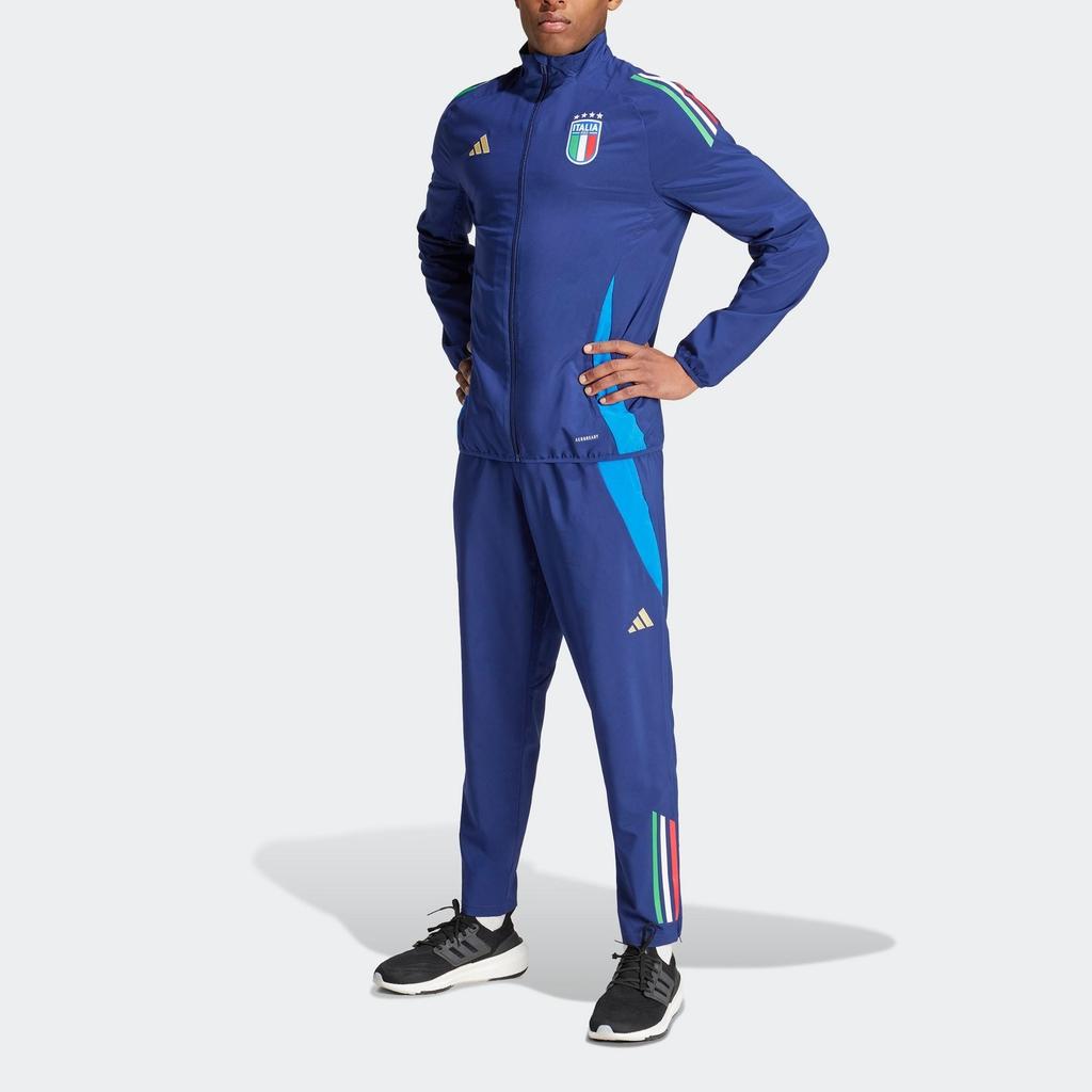 Adidas Tiro 24 ITALYCOMPETITION PRESENTATION Retro Sports Stand Collar Jackets Men's Midnight Blue IQ2184