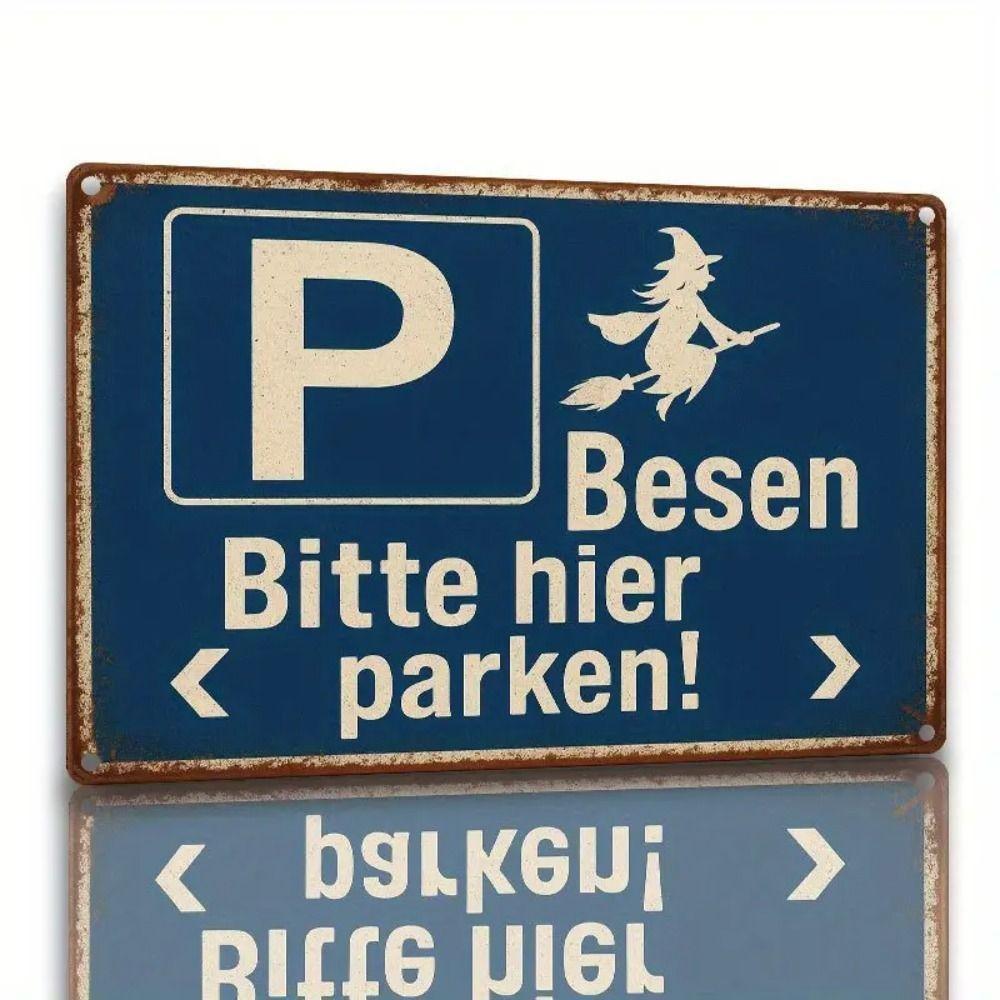 Halloween Poster On the Wall, Metal Plaque 20x30cm