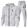 Men's Casual Running Sportswear Set, Zipper Jacket and Pants Two-piece, Fitness Jogging Wear, Spring and Autumn, 2024 New