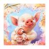 Diamond Embroidery 5D Diamond Painting Lovely Pig Mosaic Picture Handmade Home Decor