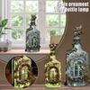 Mysterious Ghost Castle Forest Glowing Creative Wine Bottle Home Gardening Ornaments Resin Crafts