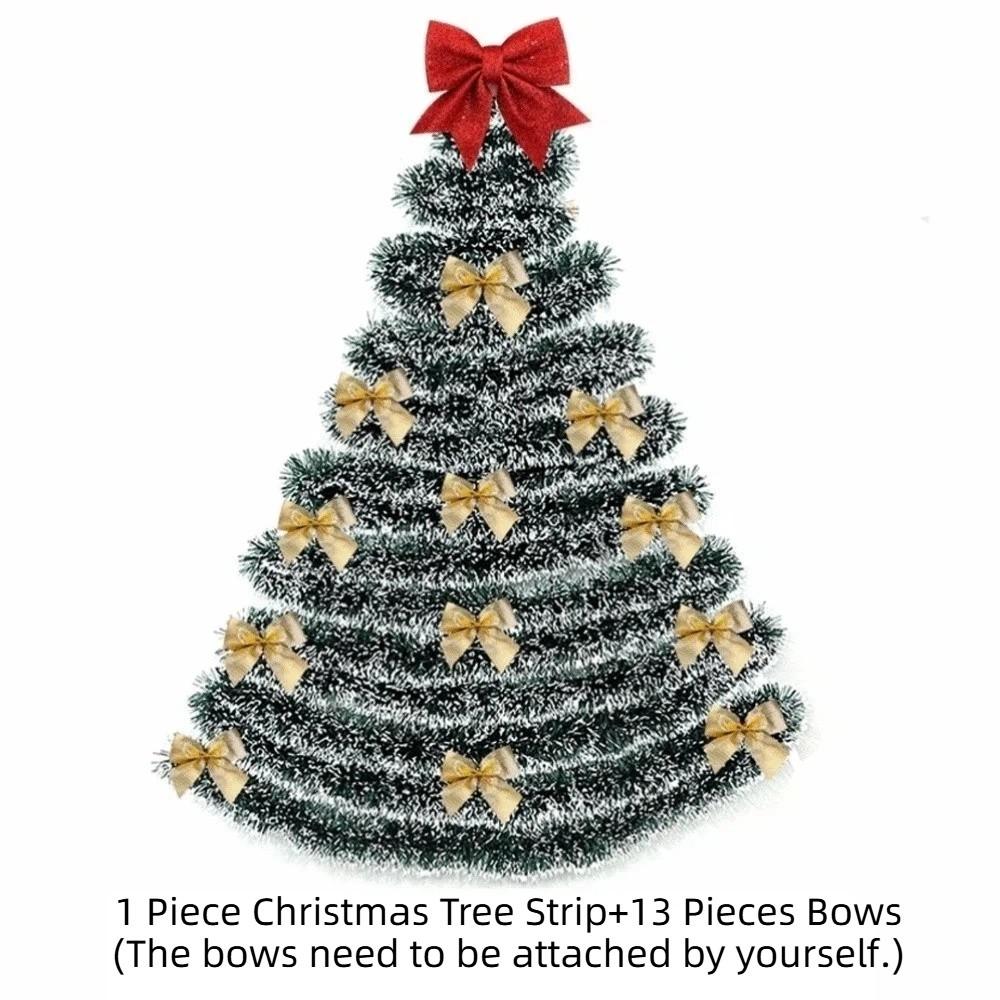 Simulated Christmas Tree Strip Reusable Christmas Decor DIY Xmas Tree Shopping Mall