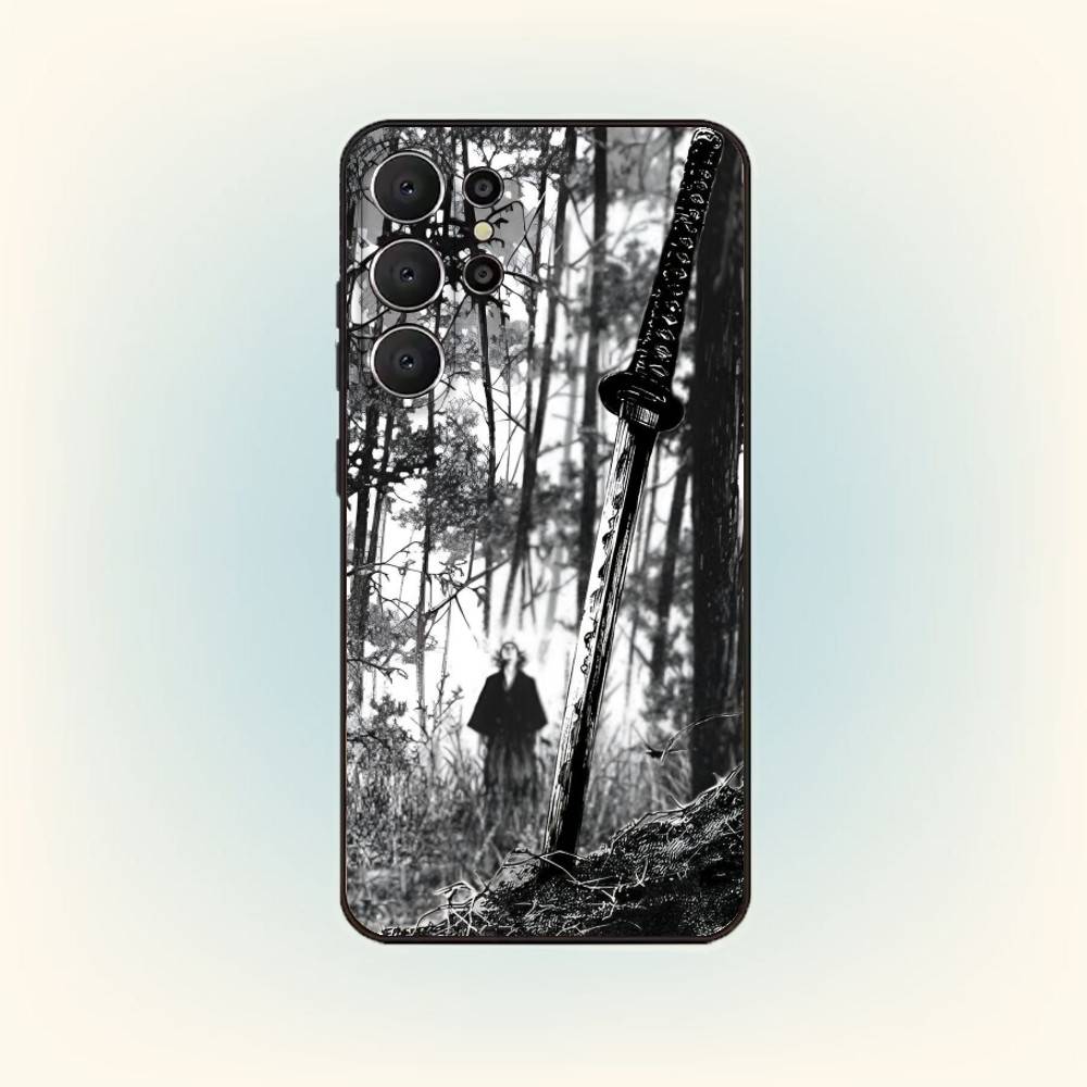 Чехол для телефона Vagabond M-Miyamoto M-Musashi для Samsung S26,S25,24,23,22,30,21,10,9,Ultra,Plus,Lite, Черный Мягкий Чехол