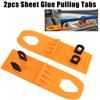 2 шт., универсальный клейкий лист, язычки, комплект для ремонта кузова, автомобильные аксессуары
