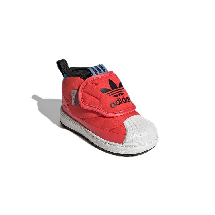 Adidas Originals Superstar 360 Comfortable Versatile Non-Slip Durable Mid-Top Walking Shoes Baby Shoes S23974