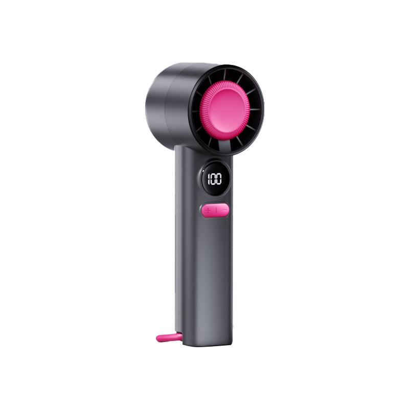 2026 Turbo High-Speed Handheld Fan with 100-Speed Digital Display - Portable and Creative Gift