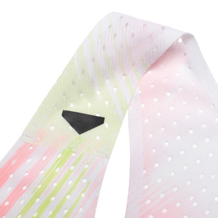 Li Ning безрукавный фитнес-топ женские топы флуоресцентно-желтый зеленый белый AAYT082-1