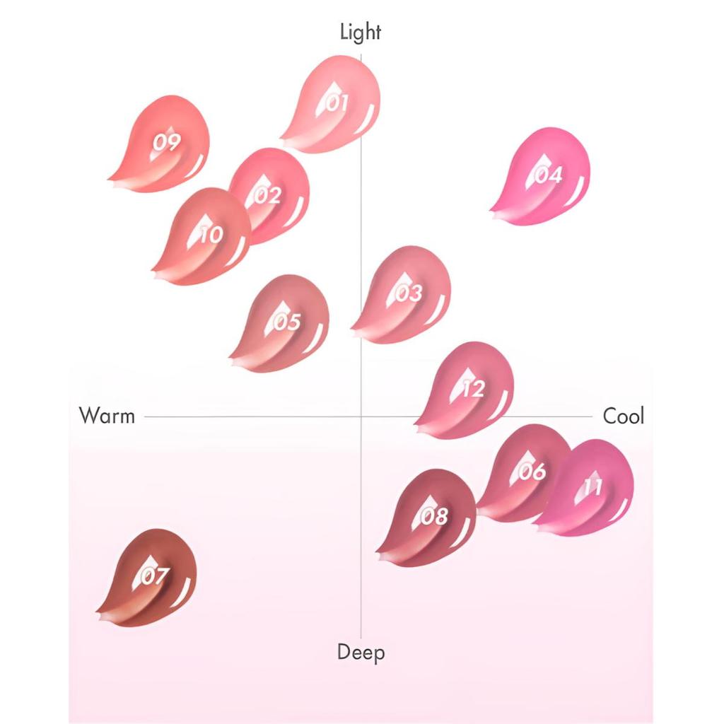 AMUSE Джель-Фит тинт 3,8г (12 цветов)