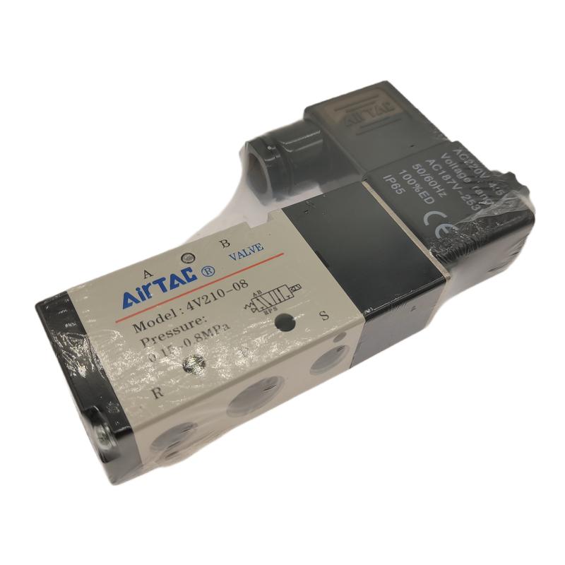 AIRTAC оригинальный 4V110-M5 4v210-08/06 4V310-10 4V410-15 Пневматический Дистанционно Управляемый Электромагнитный Клапан 2 Положения 5 Ходовой 220В 24В 110В