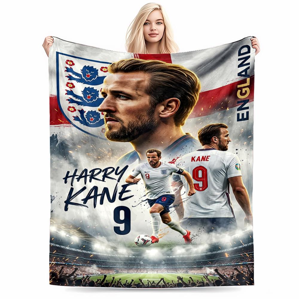 Football Passion England Style"Flannel blanket for bedroom, living room, sofa, and nap