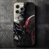 Мягкий чехол для телефона A-Alien Vs P-Predator для iPhone 16 16E 17 Air 15 Pro Max 14 Plus 13 Mini 11 12 7 Черная задняя крышка