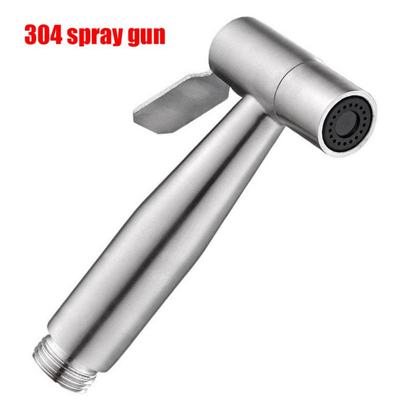 Туалет Душ Туалет Ручной Спрей Портативное Биде Туалетный Спреер Двойное Управление Угловой Вентиль Личная Гигиена Биде из Нержавеющей Стали