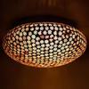 Mosaic Crafted Multi Colour Glass Ceiling Light for Home Decor