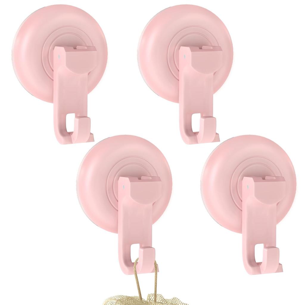 Suction Cup Hooks, Removable Vacuum Suction Cup Hooks Clear Suction Cup Hanger Powerful Vacuum Suction Hanger Heavy Duty Suction Shower Hook For
