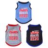 Жилет для домашних животных Двуногая одежда Модный моющийся прочный стильный милый дизайн с буквенным принтом Жилет для домашних животных Товары для домашних животных