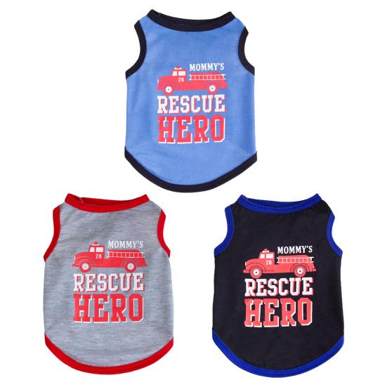 Жилет для домашних животных Двуногая одежда Модный моющийся прочный стильный милый дизайн с буквенным принтом Жилет для домашних животных Товары для домашних животных