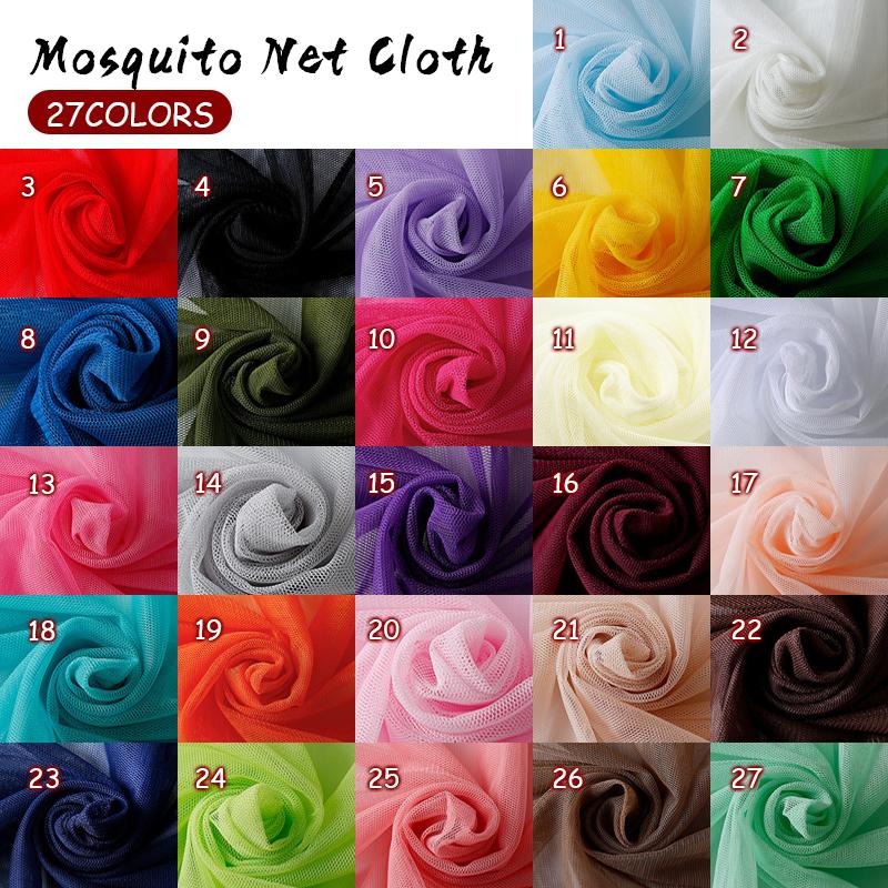 10 метров мягкой тюлевой марлевой ткани шифровальная москитная сетка костюм платье юбка марлевая тюль рулон ручная работа ткань своими руками
