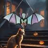 Halloween Hanging Glass Suncatcher Decoration Acrylic 2D Bat Ornament Gothic Car Rearview Mirror Decor for Home Window Wall Car