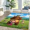 Masha Bear Floor Mat Perfect for Hallway Entryway Outdoor Balcony Antislip Carpet Decorate Offices Wedding Party Gift