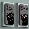 Черные Кошки Милый кот Привет Чехол для телефона для Xiaomi Redmi 14C 12C 10C 13C 4G Redmi Note 14 13 12 11 10 Pro Plus 5G 12S 9S Мягкий чехол