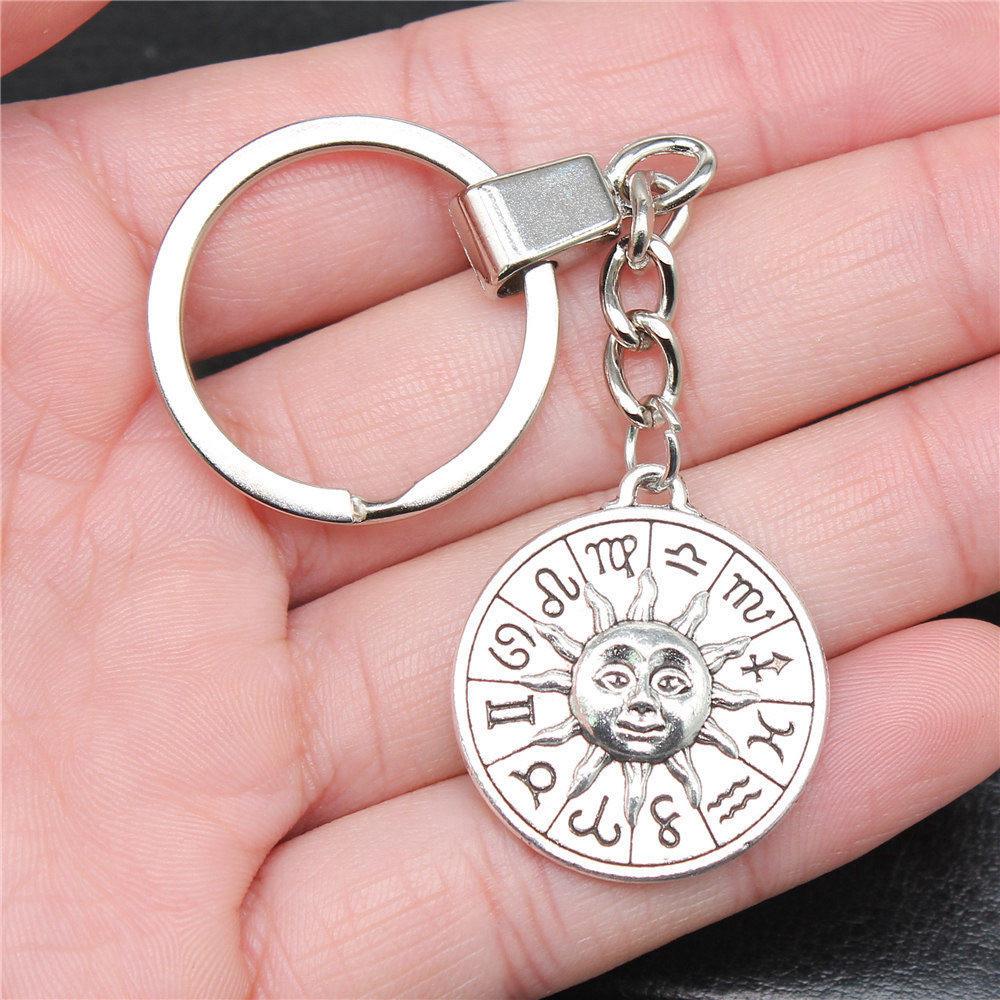 Солнце Луна Пентаграмма Брелки Женские Ювелирные Изделия Бизнес Креативный Сувенир