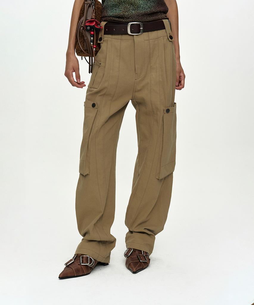 ADSB ANDERSSON BELL Utility Cargo Pants Apa894W(Beige)