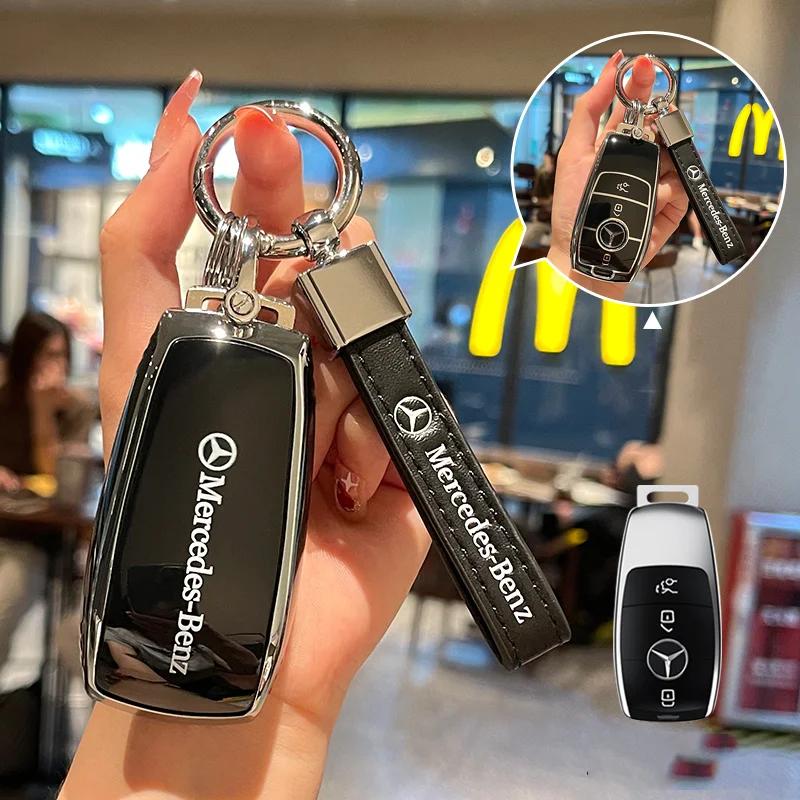 D6Car Remote Key Case Shell Auto Accessories For Mercedes Benz A B C E S Class W206 W204 W212 W213 W176 GLC CLA AMG W177 W223 S350