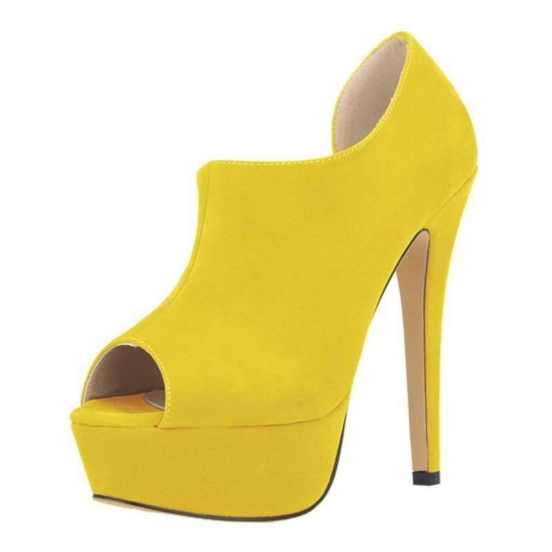 Women Sandals Sexy Pumps Peep Toe Gothic Stripper High Heels Ankle Strap Stiletto Platform Red Party Wedding Shoes Large Size 44