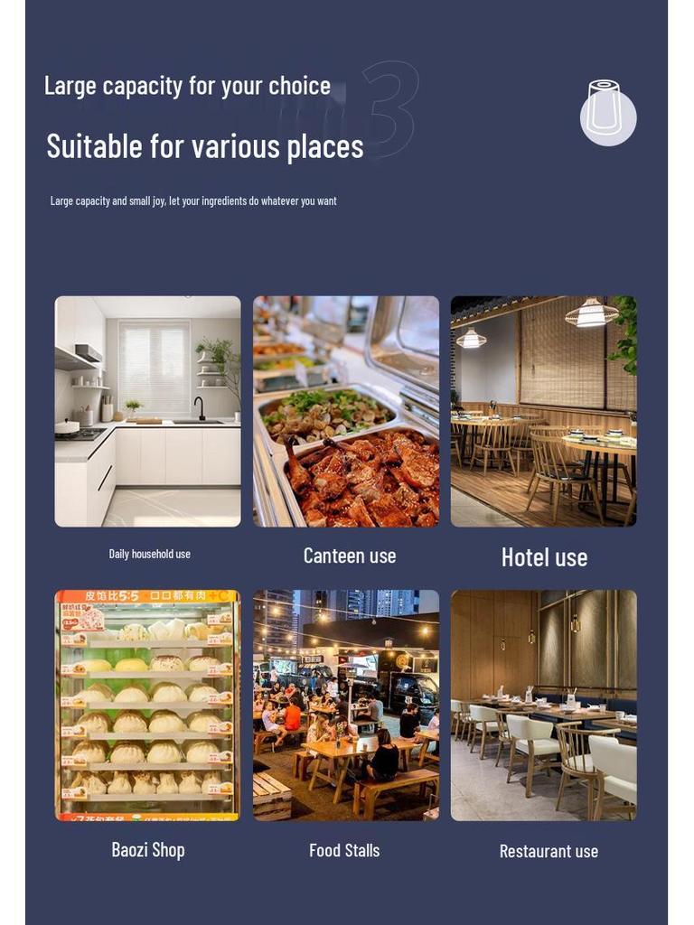 Han Jia Ou Si Automatic High-Power Commercial Meat Grinder & Electric Food Processor