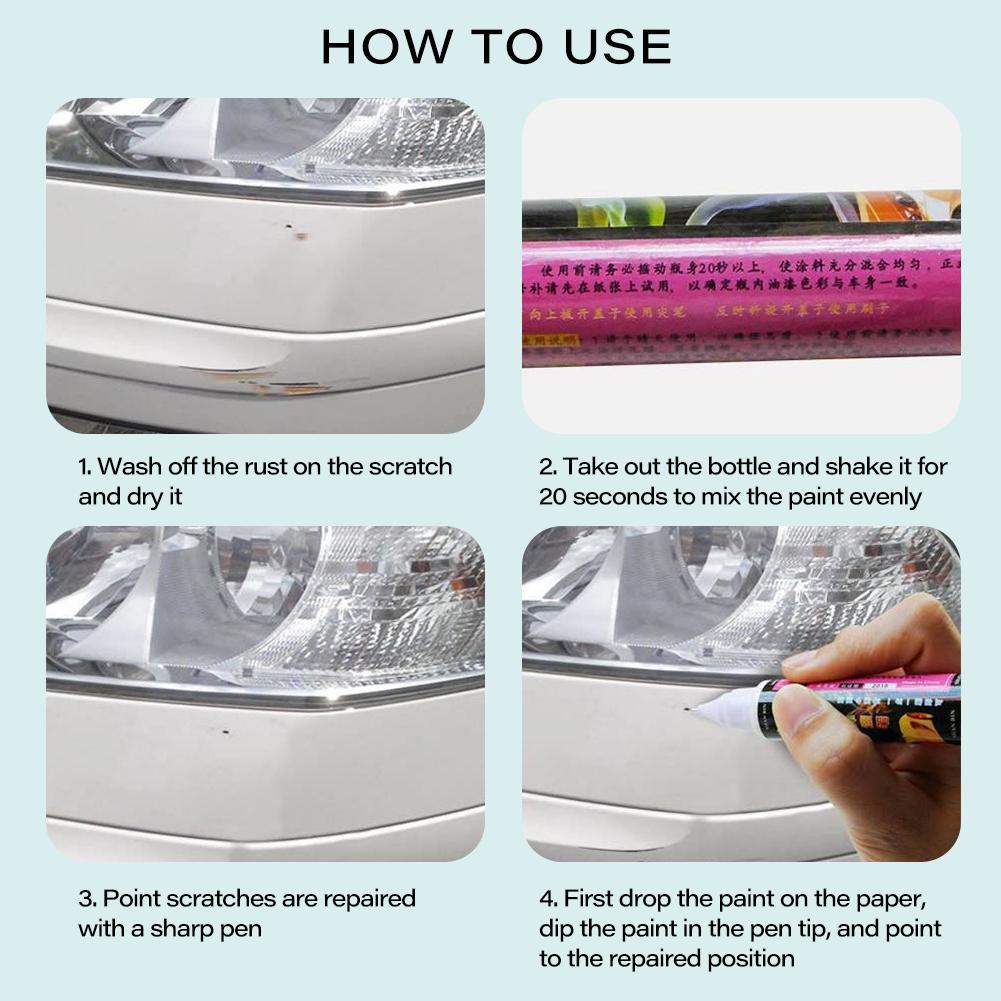 Ручка для ремонта автомобильной краски Средство для ухода за автомобилем Устранение царапин Техническое обслуживание Уход за краской Ручка для автомобильной краски