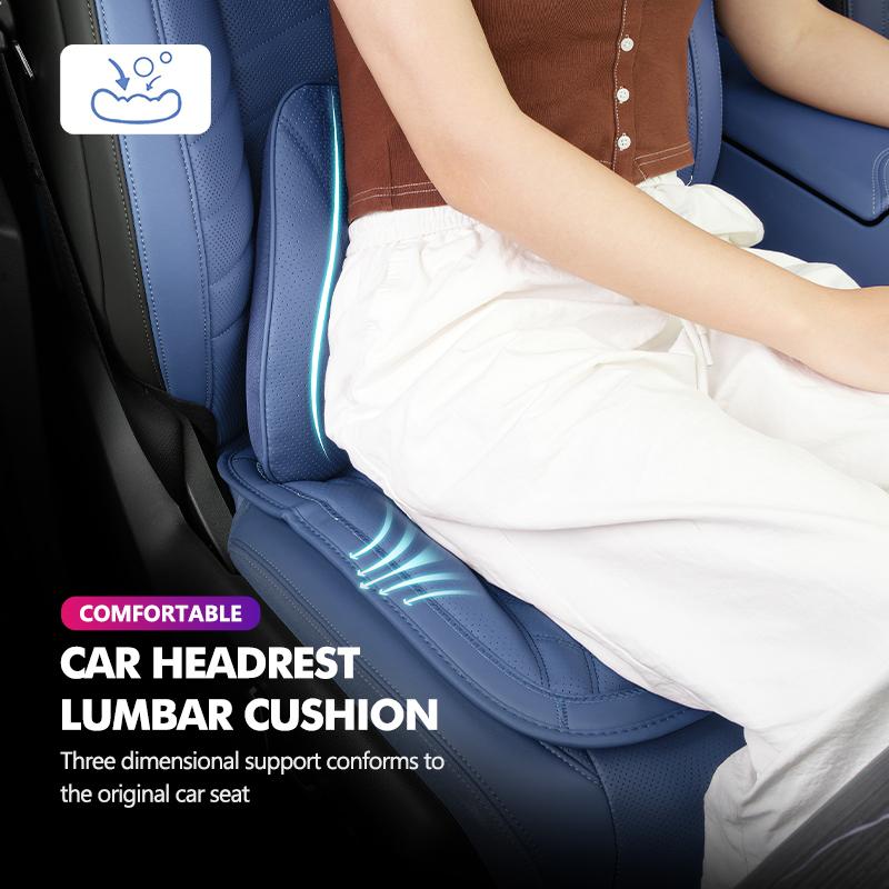 Car Headrest Waist Rest Neck Support Lumbar Cushion Soft Pillow For Mercedes Benz W202 W212 W126 W140 W168 W177 CLS GLE GLC GLS BE1