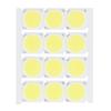 12Pcs COB Light Source High Power Round LED Chip 12W 36?41V 1080LM for DIY Indoor LightingWhite
