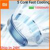 Xiaomi Новый портативный шейный вентилятор, перезаряжаемый мини-охладитель для шеи, 3 скорости, охлаждающий ветер, 10000 мАч, электрический вентилятор для дома, кемпинга, отдыха на природе