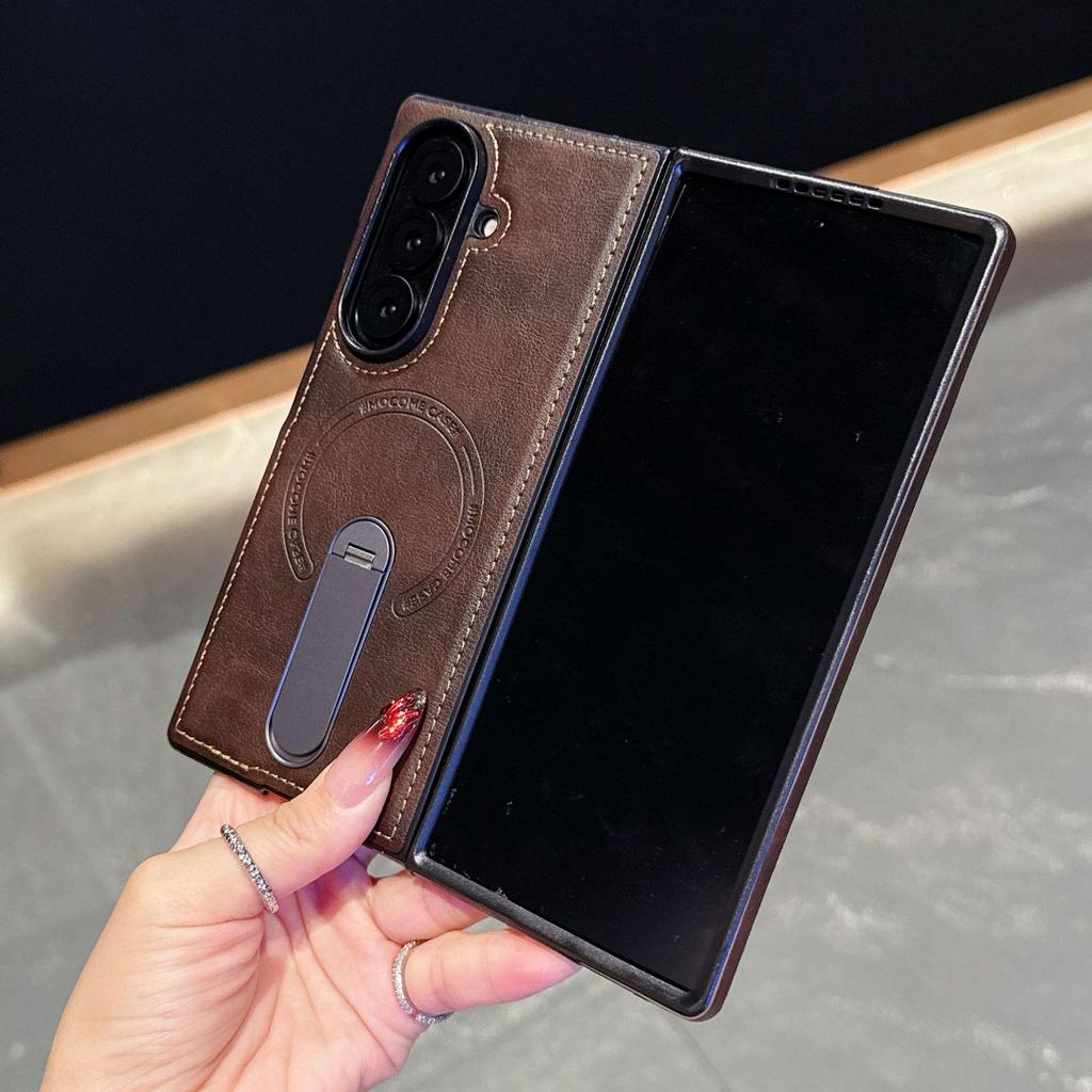 Чехол-книжка Samsung Z Fold7 с вращающейся на 360° подставкой и магнитной беспроводной зарядкой