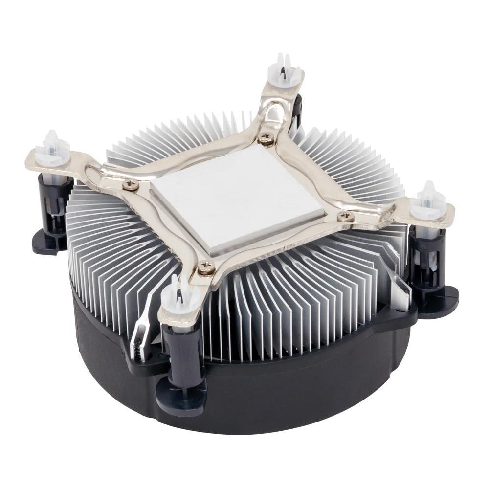 AINEX Кулер для процессора с push-pin креплением для Intel LGA115x/1200 Низкопрофильный алюминиевый радиатор 95-мм PWM вентилятор NI01LP-9225SP