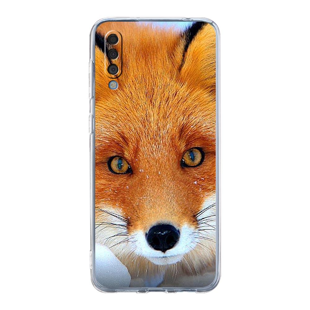 Милый подарочный чехол для телефона Red Fox для Samsung Galaxy A52 A50 A70 A30 A40 A20E A10 A10S A20S A02S A04s A12 A22 A32 A72 5G прозрачный чехол