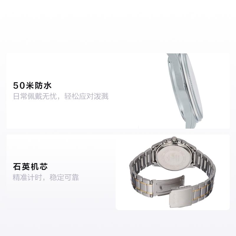 Casio Серия STANDARD водонепроницаемые повседневный стиль модные бизнес три циферблата и шесть стрелок кварцевый механизм японские и корейские часы MTP-1375SG-9AVDF