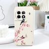 Peach Butterfly Phone Case For Oneplus 13 13R 12 12R 11 11R 10 10R 10T 9R 9RT 9 8T 8 7 7T Pro 5G Liquid Silicone Cover